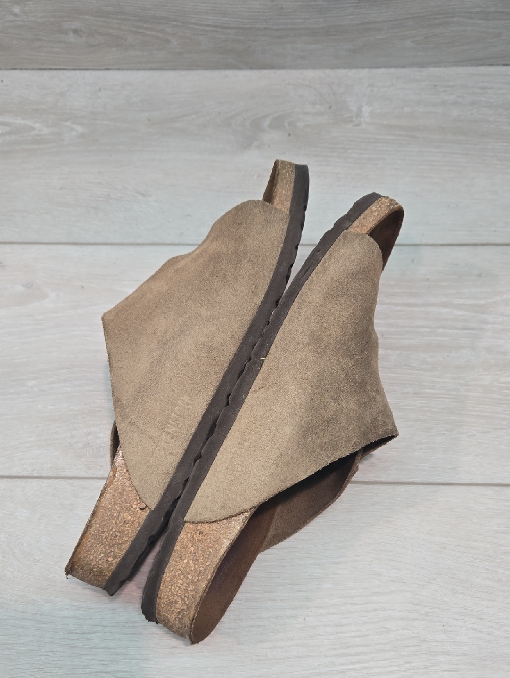 Birkenstock Women Zurich Suede Double-Buckle Slide Sandals Shoes Sz 39/8 Narrow - Picture 7 of 12